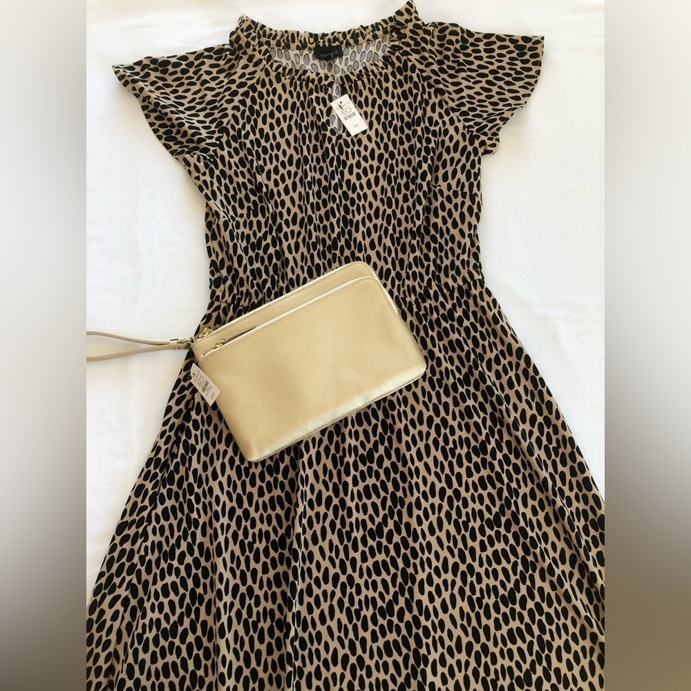 NWT Talbots Size XS Jersey Fit and Flare Dress
